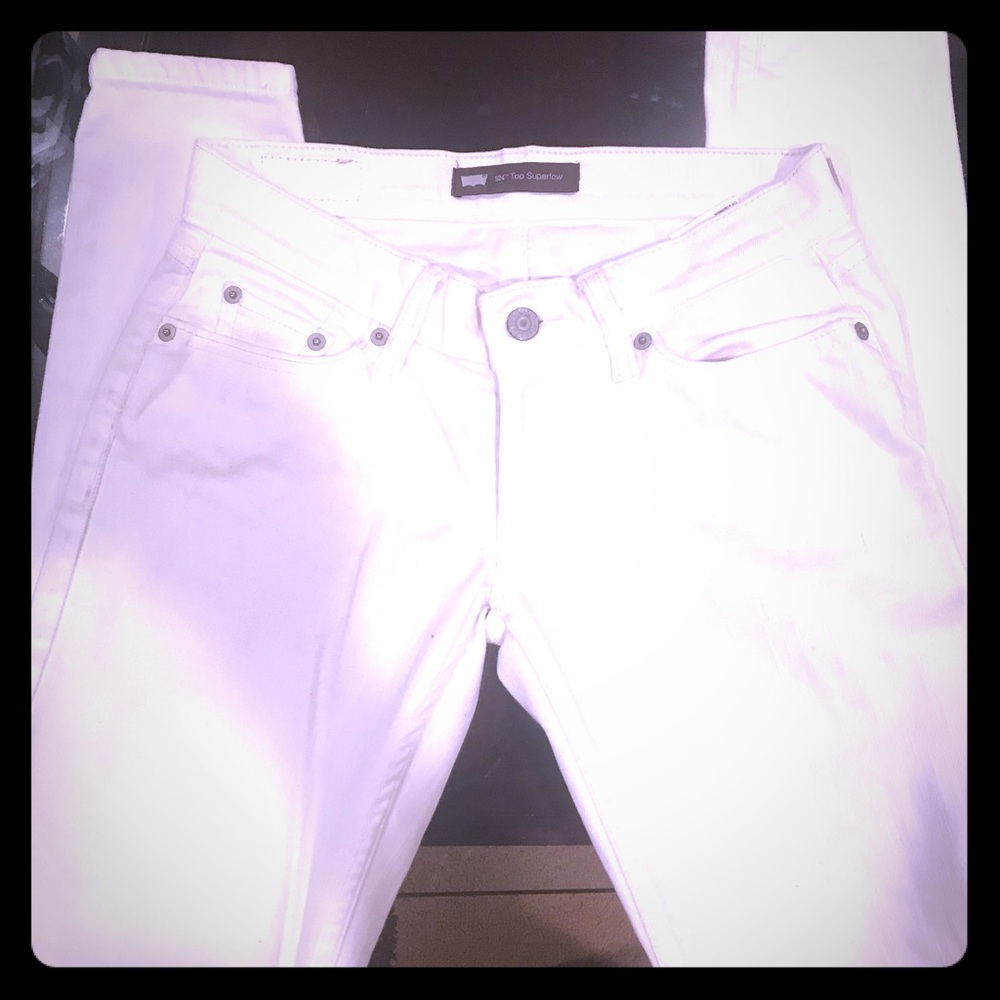 stretch super low Levi jeans